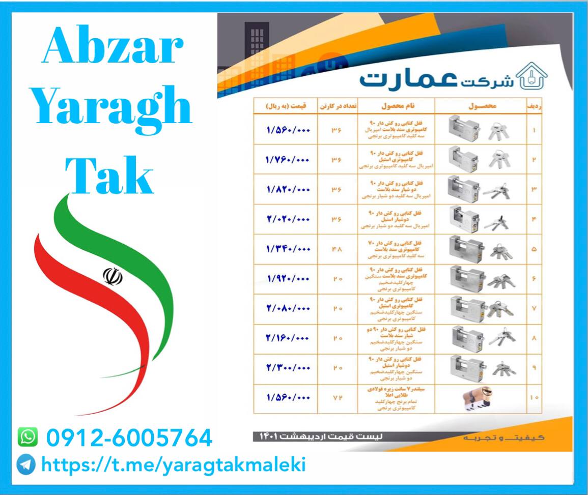 قفل کتابی ۹۰۰ روکشدار عمارت کلید وی