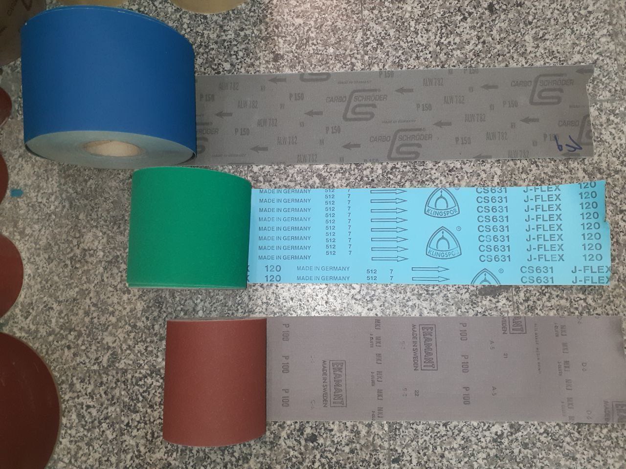 سنباده رولی p150 مارک کاربو شوردر 
