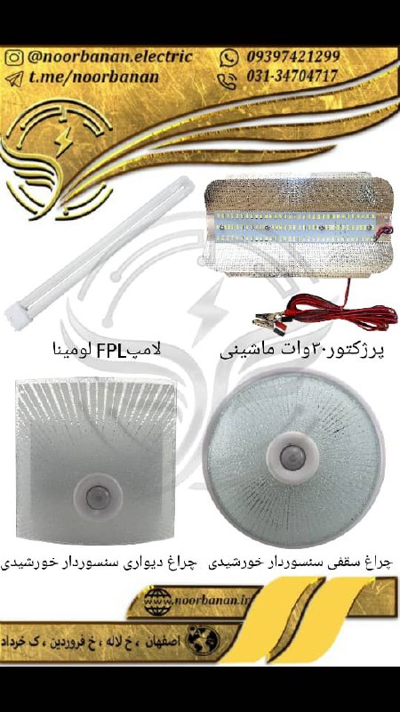 پخش نوربانان پرژکتور ۳۰ وات ماشین