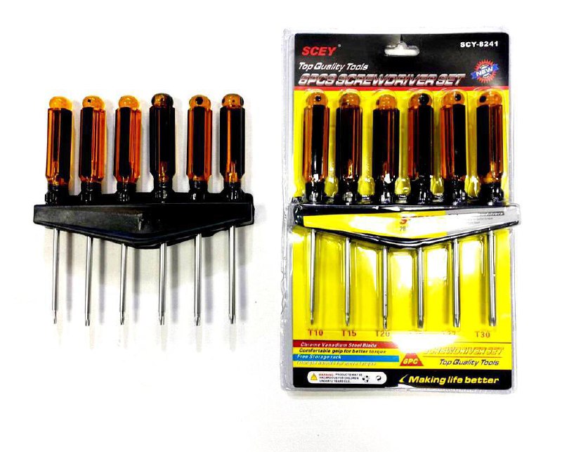  پیچ گوشتی سری ستاره ای T️ سایز : 