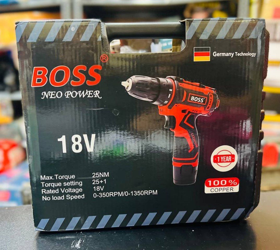 دریل شارژی ۱۸ ولت لیتیوم باسبسیار