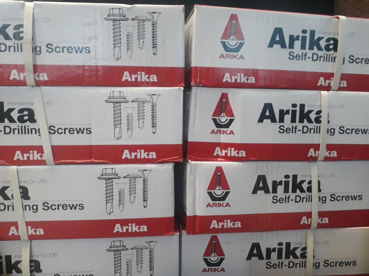 پیچ های سرتخت مته ای واشردار مته 