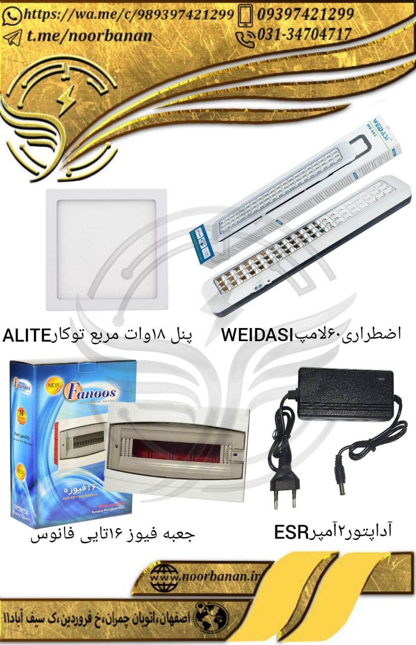 پخش نوربانان اضطراری ۶۰ لامپ SMD