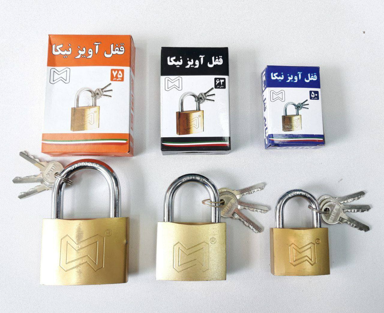 قفل اویز نیکا کیفیت عالیبسته بندی