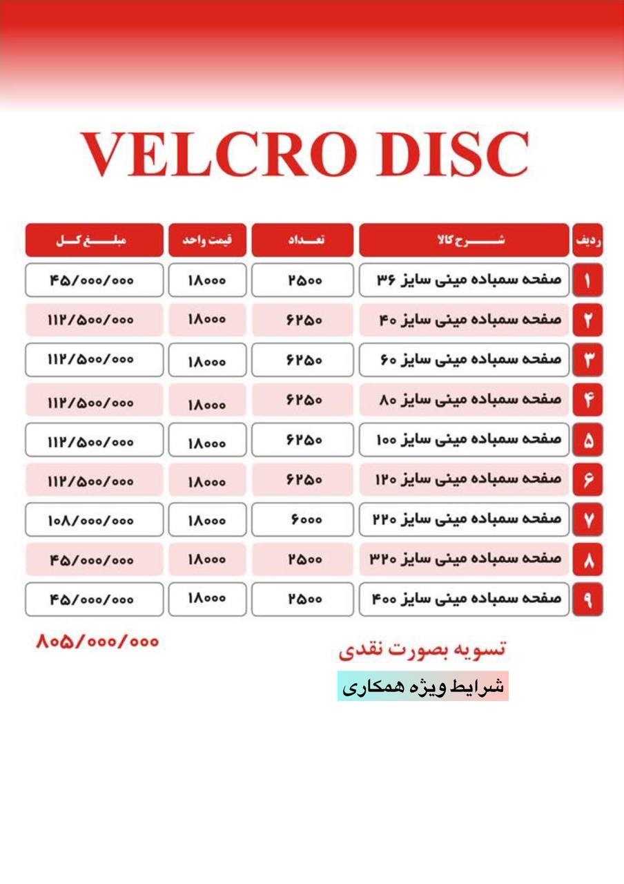 پخش سهمی سنباده پشت کرکی مینی از گ