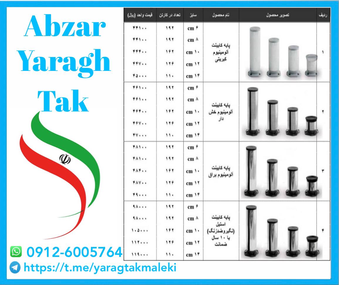 لیست قیمت پایه کابینت ری صنعت ️️️