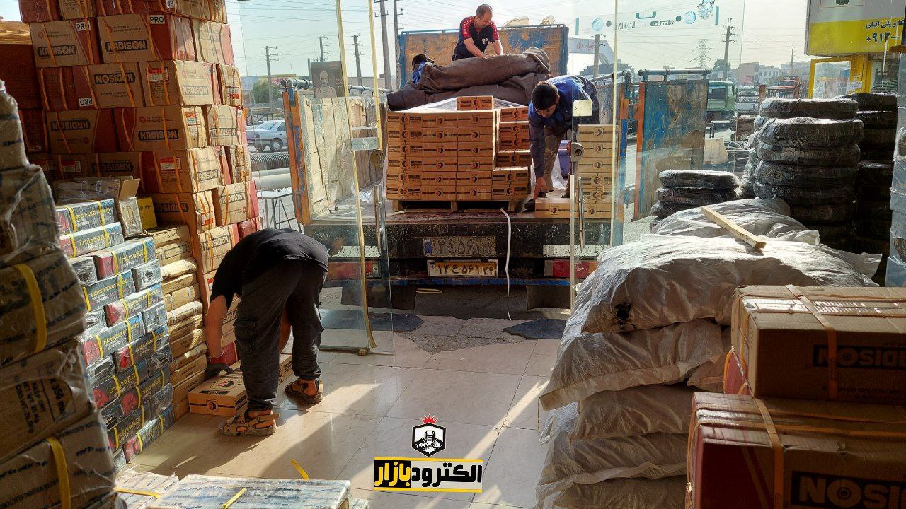 پخش انواع الکترود و لوازم ساختمانی