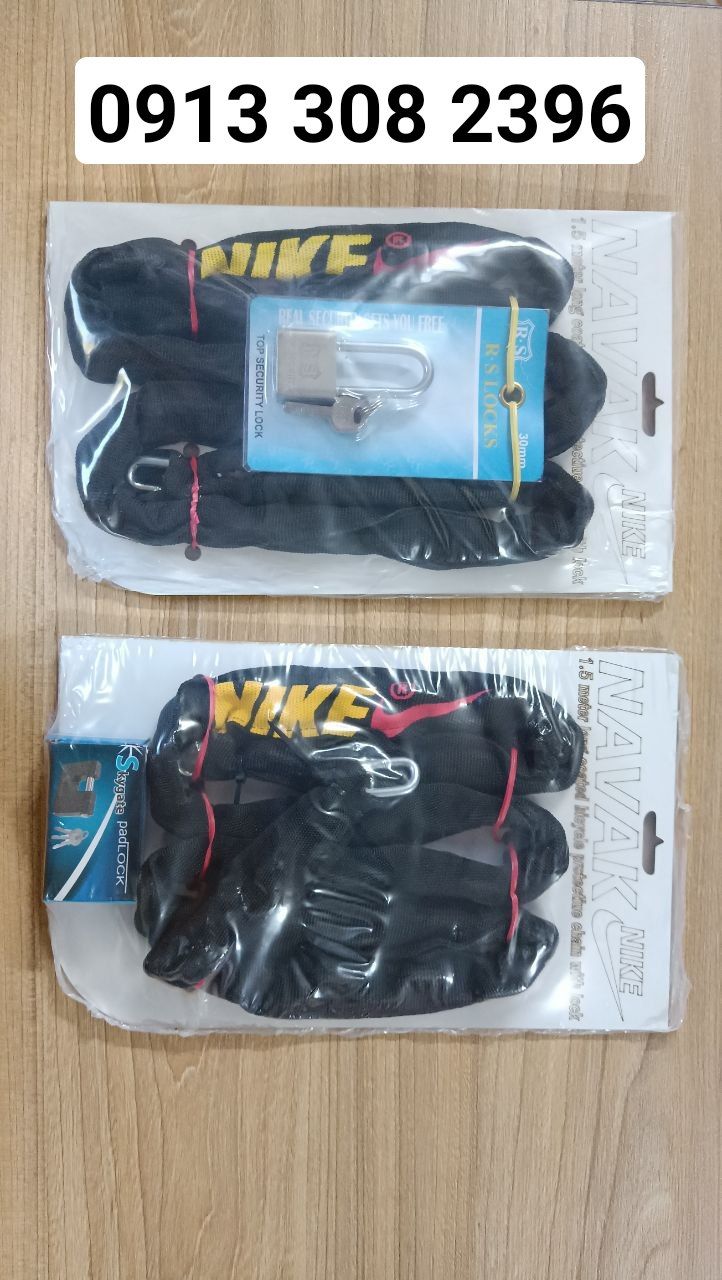 قفل‌وزنجیریک‌ونیم‌متری‌مخصوص‌دوچرخه