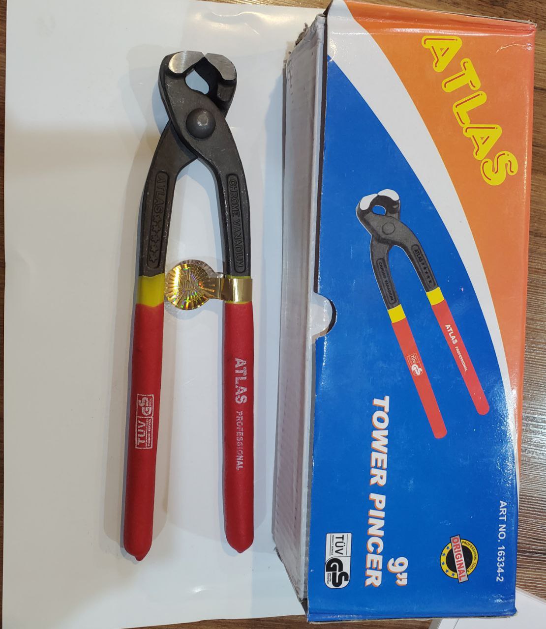 گاز انبر آرماتور بندی اطلس سایز ۹ 