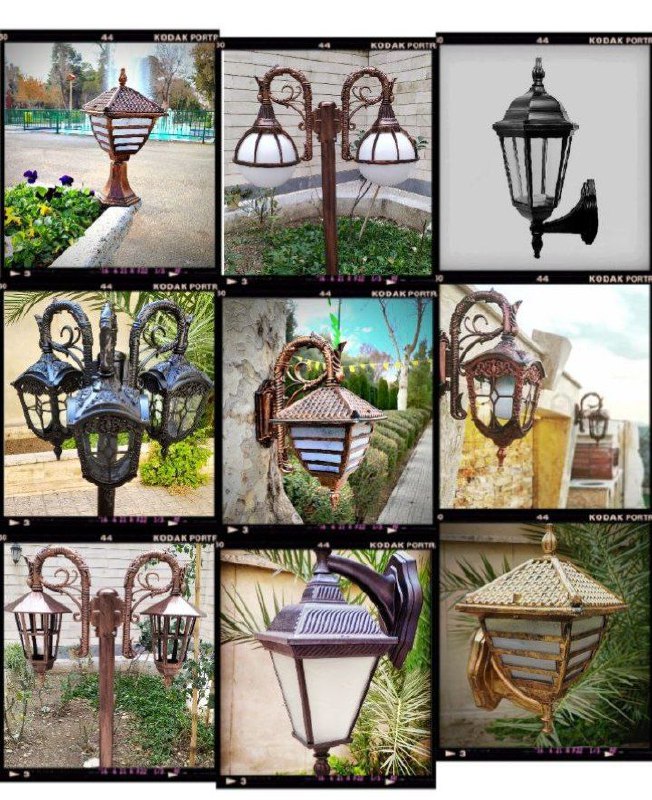 تولید کننده انواع چراغ پارکی092121