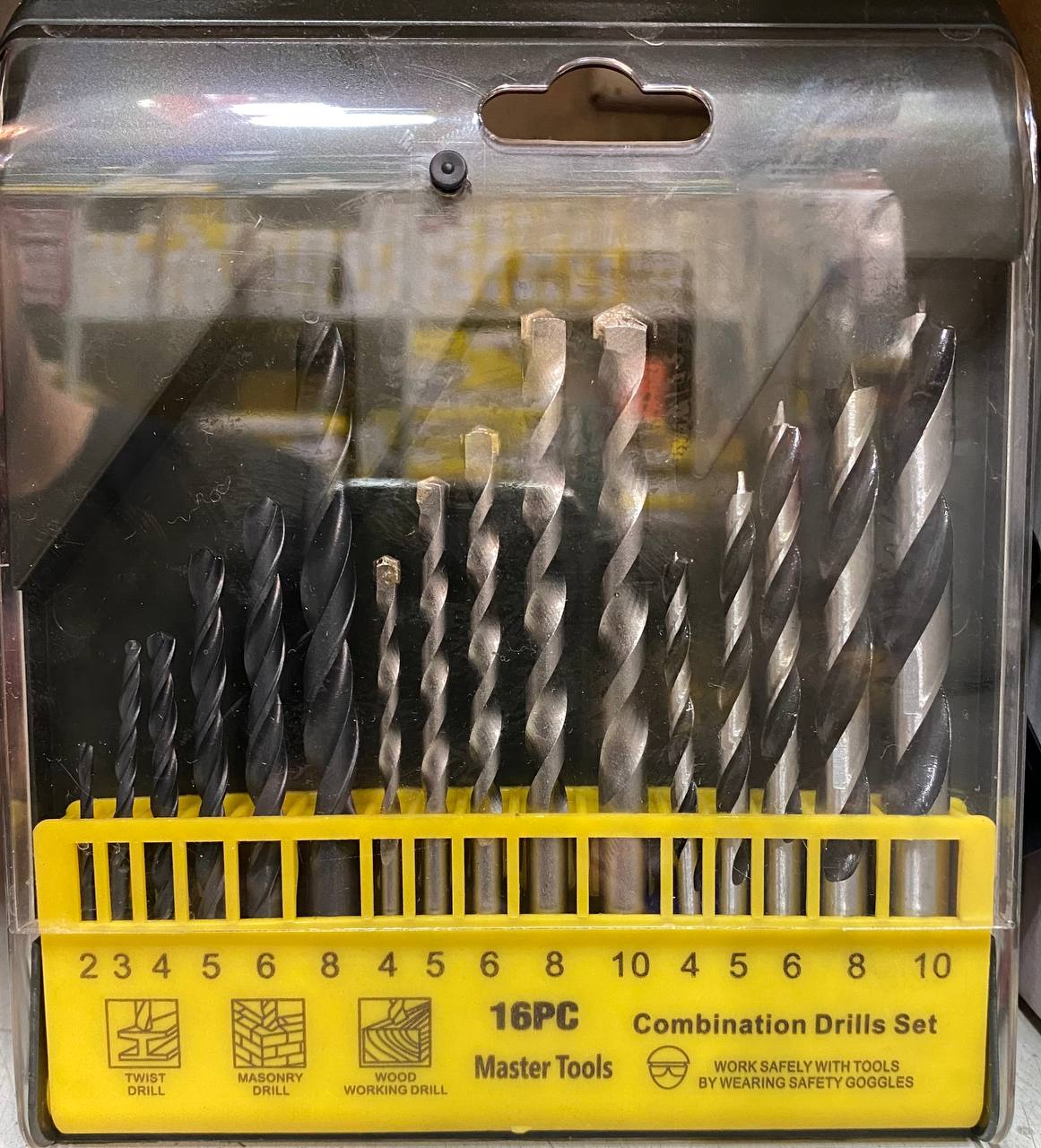 جعبه مته ۱۶ عددی چوب آهن الماسه ک