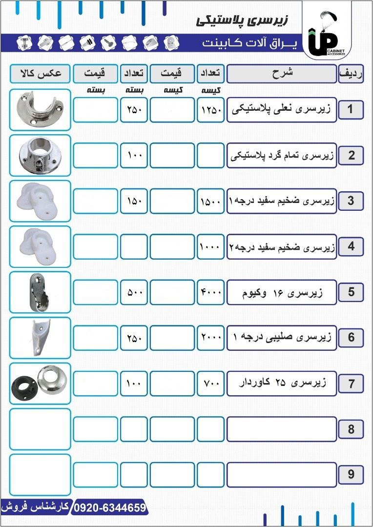 انواع زیر سری لوله زیر سری نعلی آ