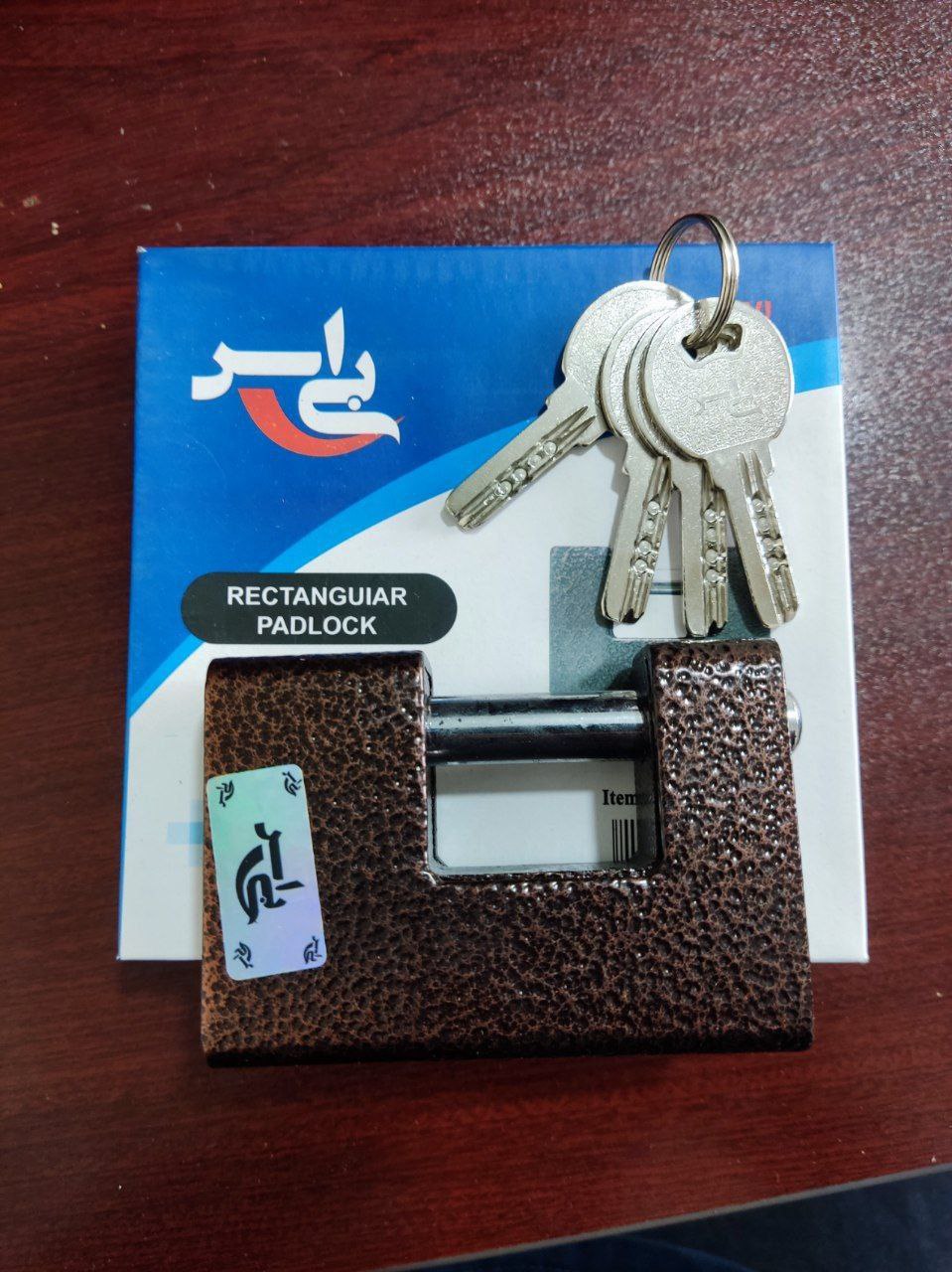 قفل کتابی ۹۰ چکشی بی اسجنس سنگین