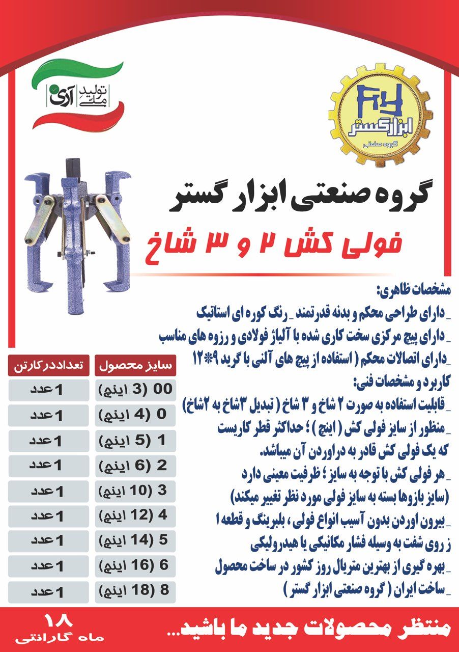 تولید کننده انواع پولی کش