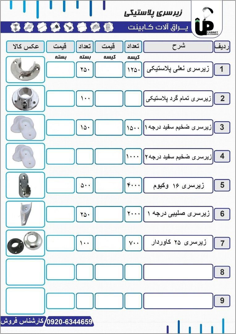 [ Photo ]انواع زیر سری لوله زیر 
