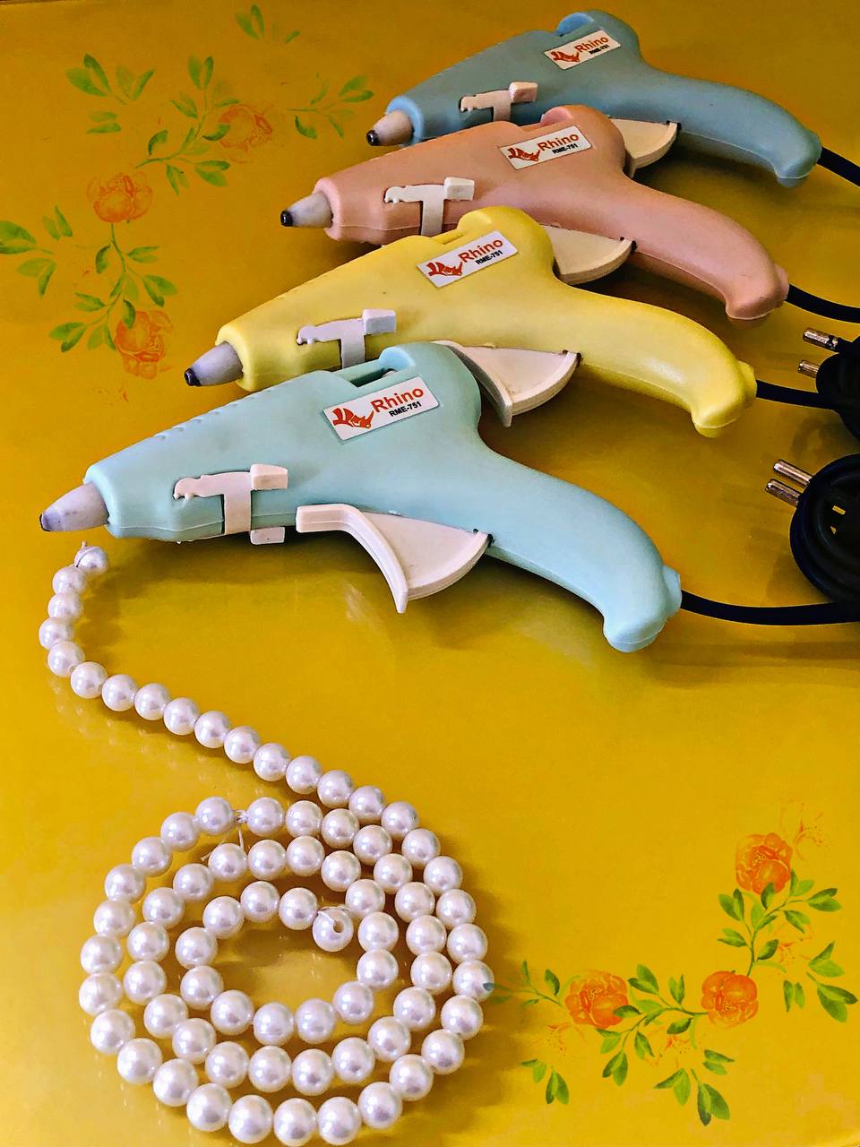 تفنگ حرارتی ۲۵ وات راینودارای رنگ 