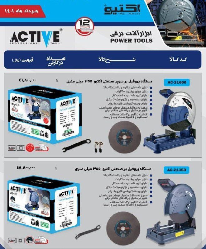 پروفیل بر اکتیو کیفیت عالیییکی