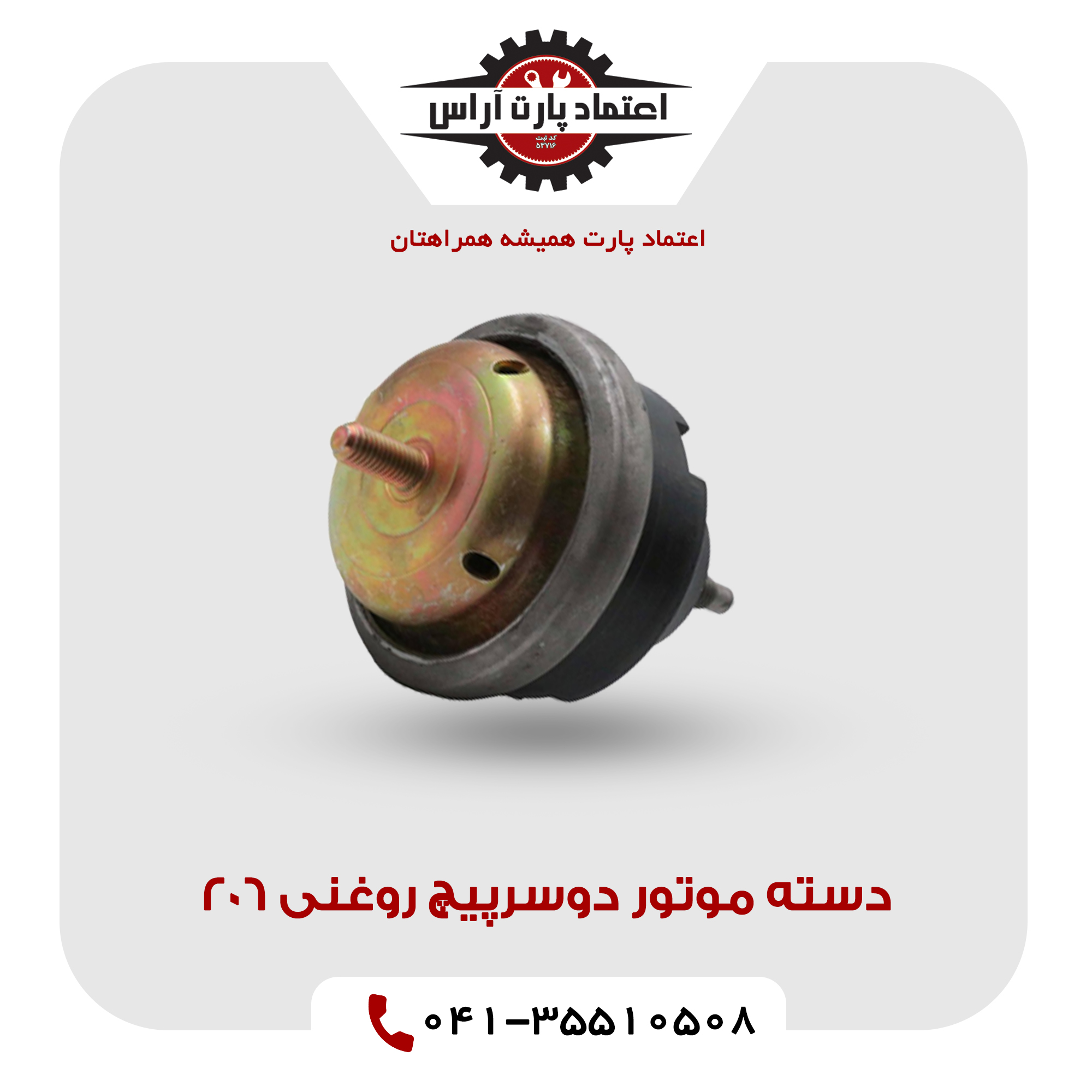 دسته موتور دوسرپیچ روغنی 206