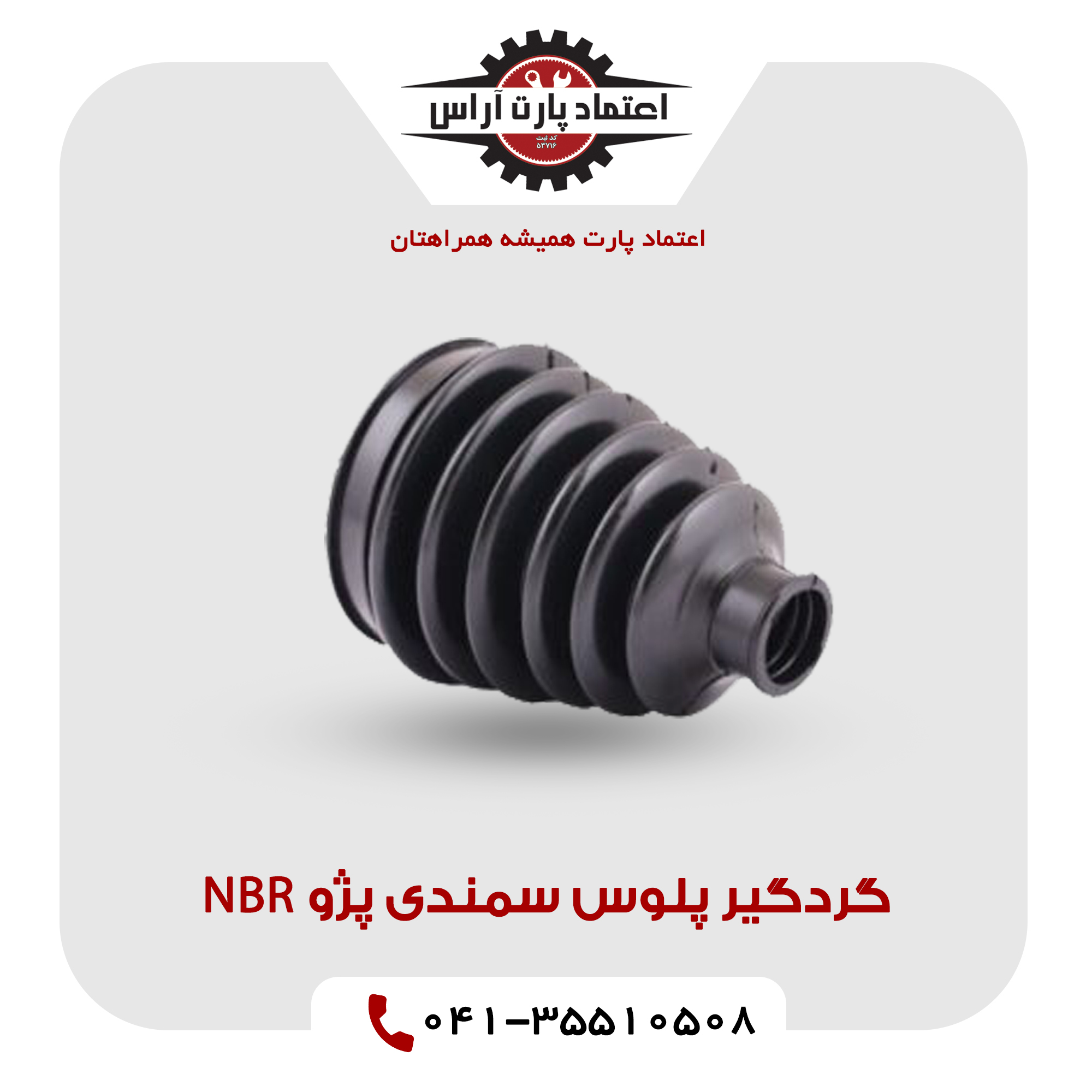 گردگیر پلوس سمندی پژو NBR