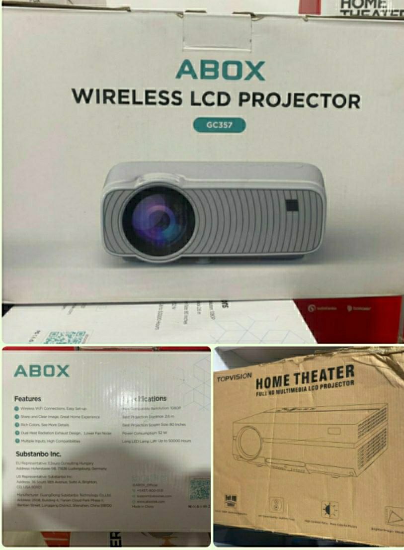 پروژکتور تاپ ویژن2عدد موجودپروژ