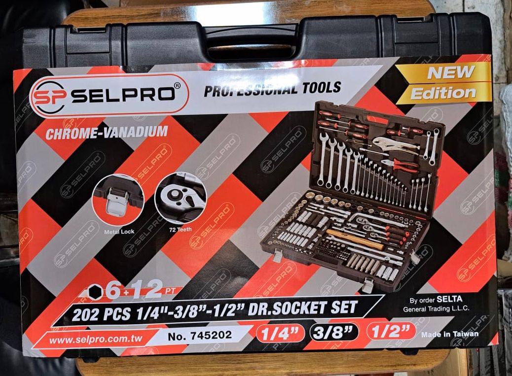 جعبه بكس و ابزار 202 پارچه SELPRO 