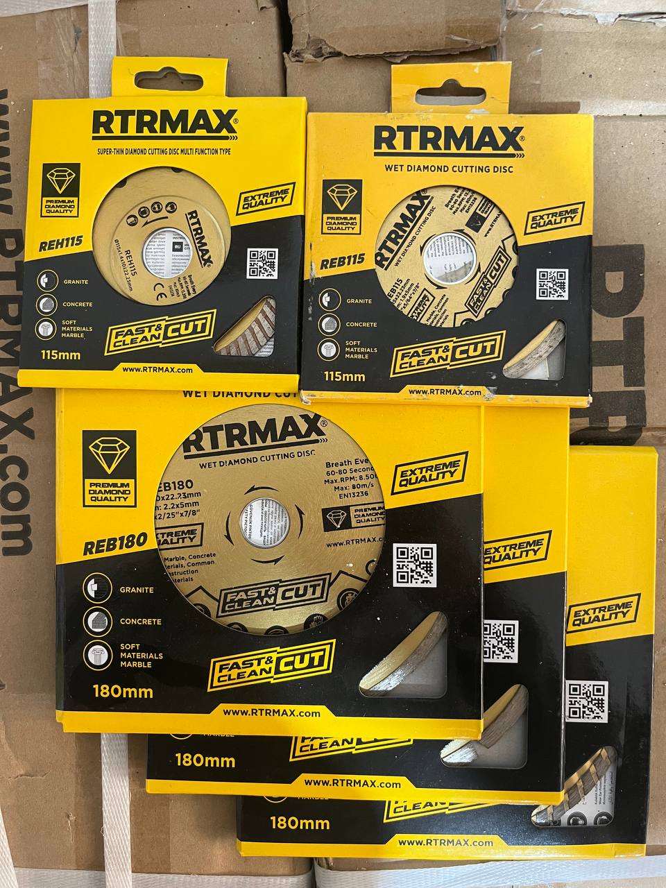 انواع تیغه های RTRMAX به شرط مرج