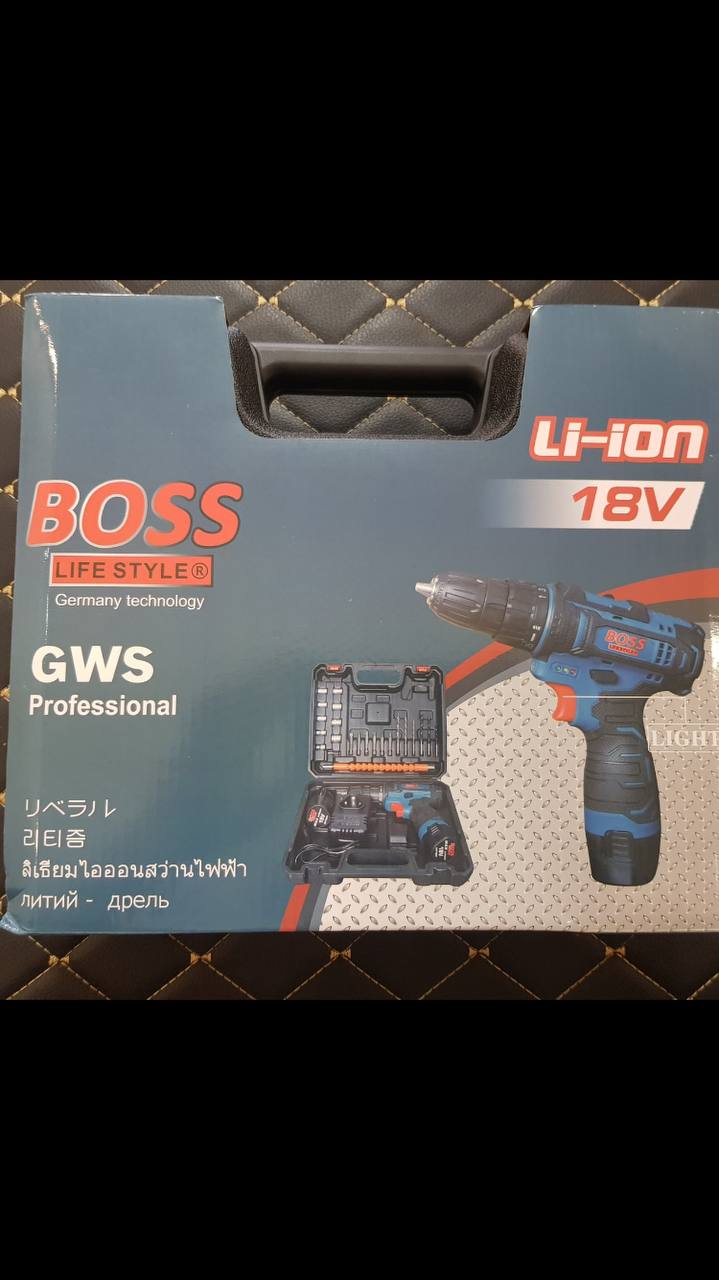 ️دریل شارژی 18 ولت باس Boss️تکنولو