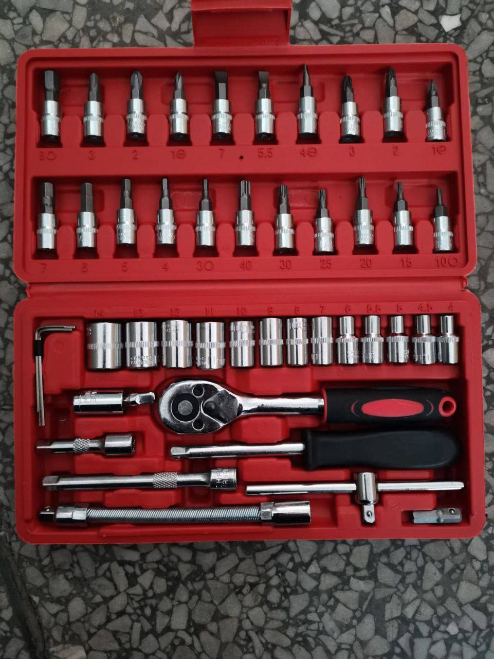 بکس ۱/۴ درایور. ۴۶ پارچ. 