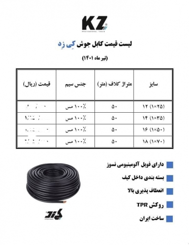 کابل جوش