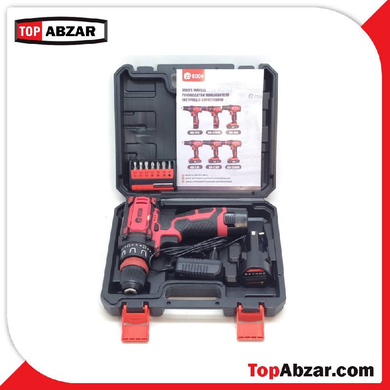 دریل شارژی ادون 12 ولت مدل AD-12AUN
