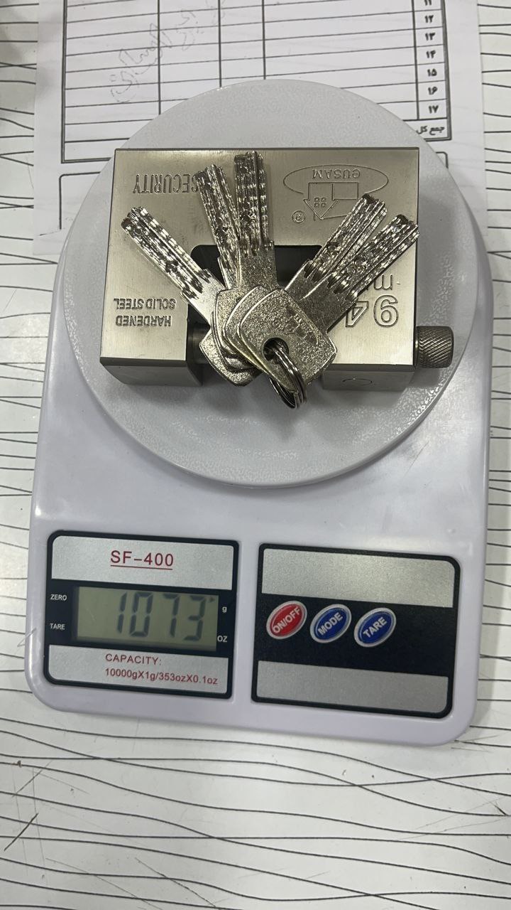  قفل کتابی 94 فولادی یوسام کیفی