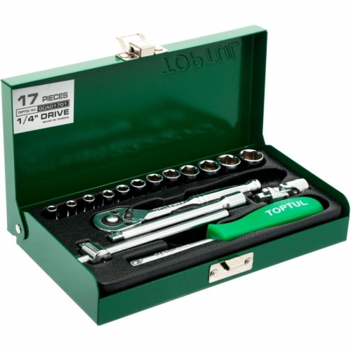 مجموعه 17 عددی آچار بکس تاپ تول مدل