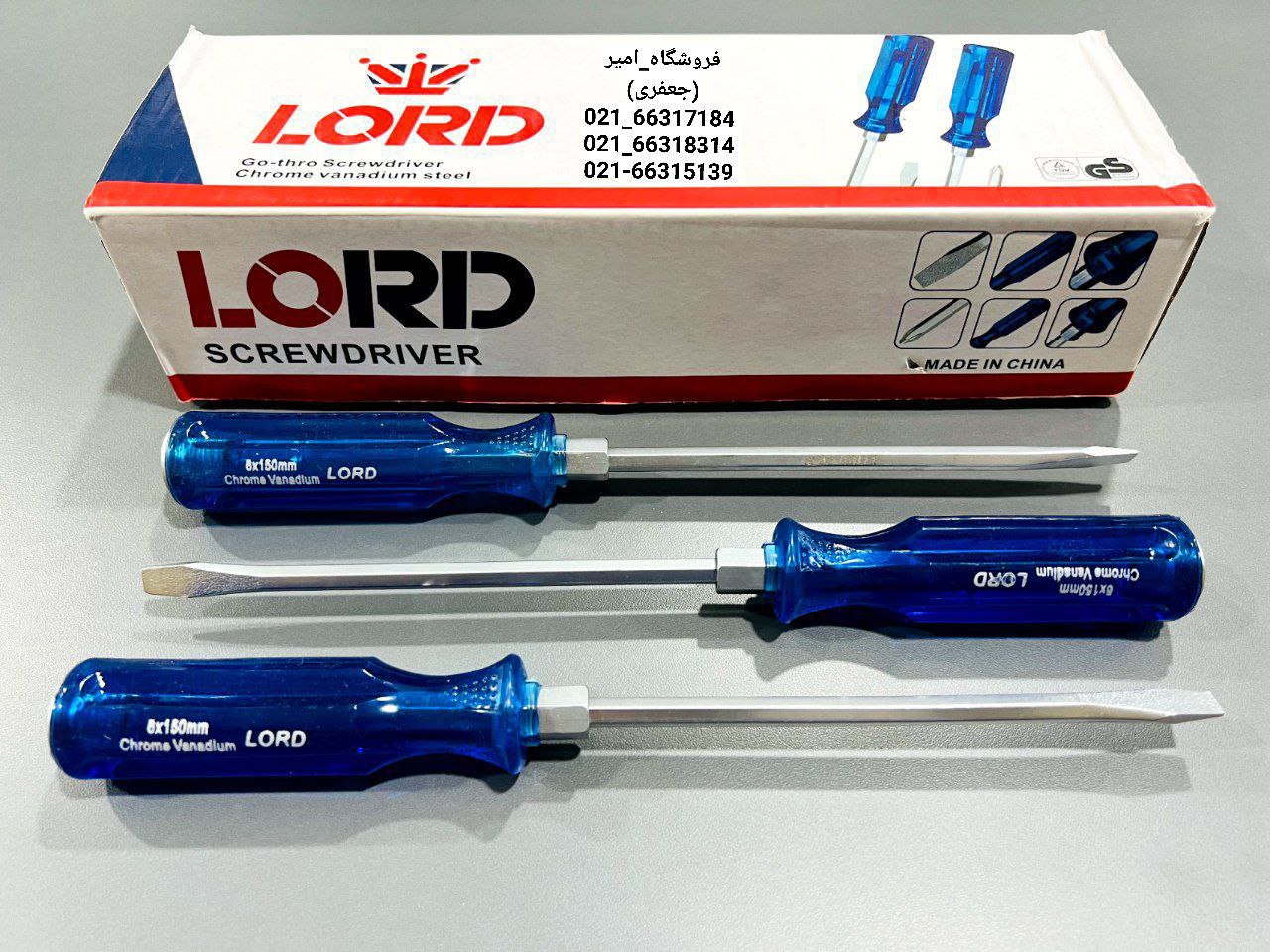 پیچ گوشتی ضربه و آچار خور طرح نوا 