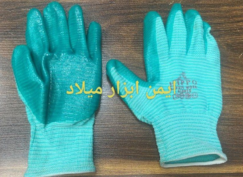 دستکش نیتریل شیاری HIPPOکیسه ۳۶۰ ج