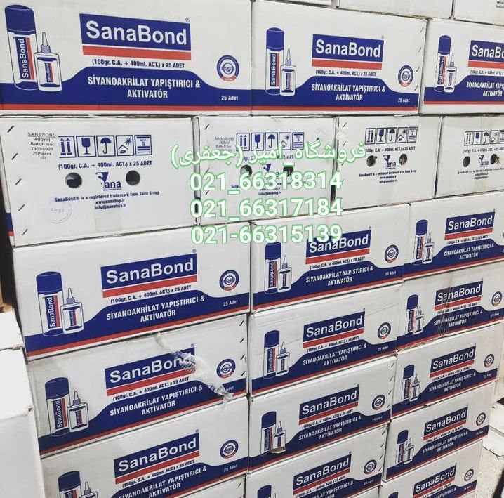 چسب 123 ثناباند SanaBondتعداد در ک