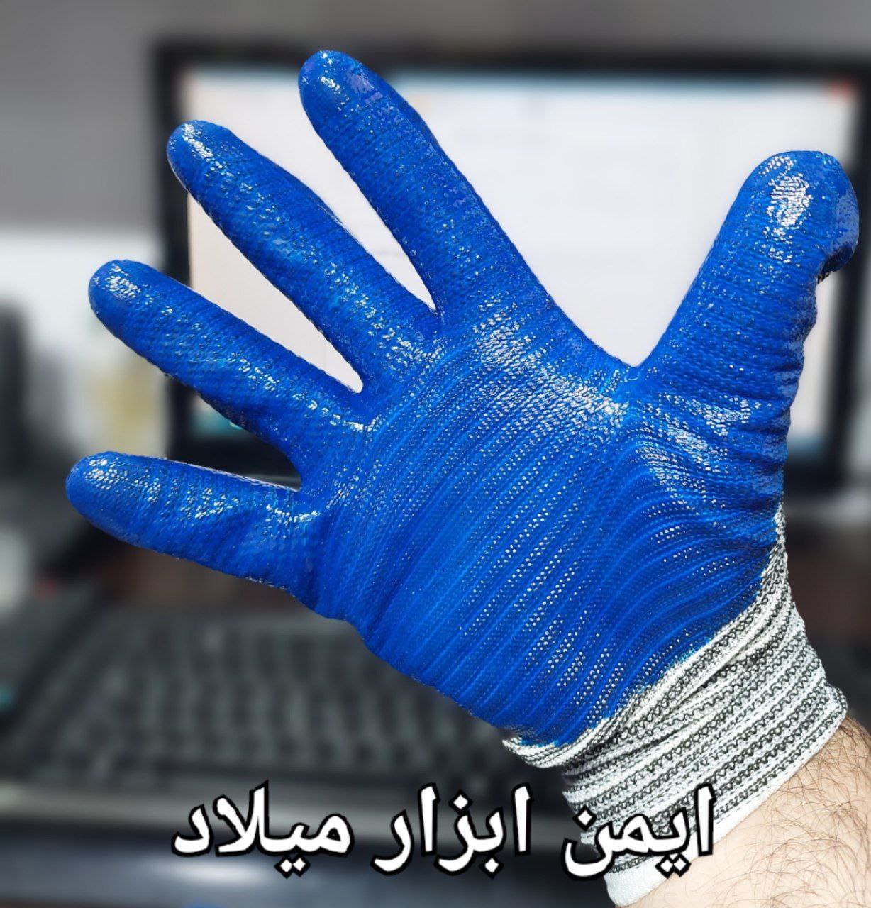 دستکش نیتریل شیاری HIPPOکیسه ۳۶۰ ج