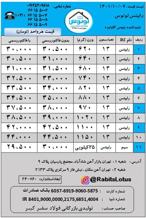 #رابیتس رابیتس لوتوستولیدکننده ان