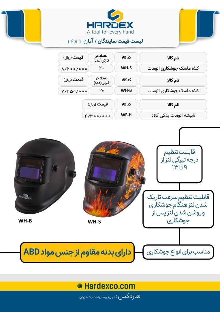 جوش و برش نوین ️ کلاه ماسک اتومات