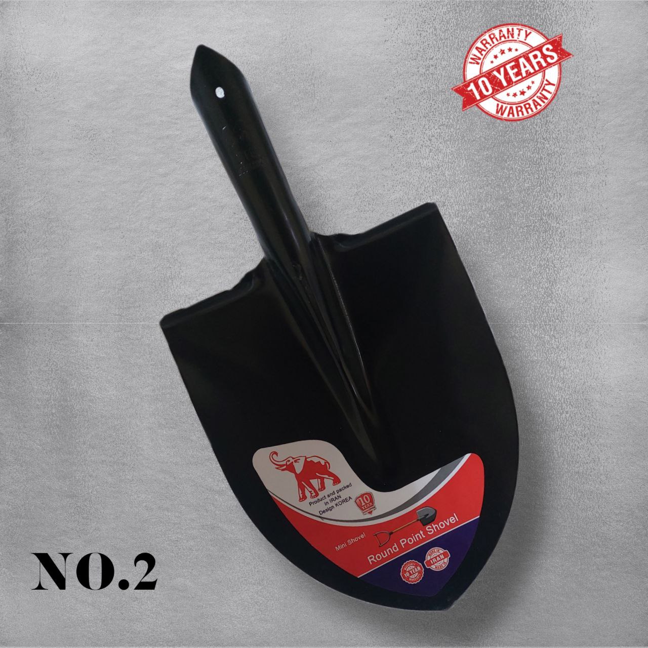 بیل نمره ۲ فولادی ورق کره ای در مرح