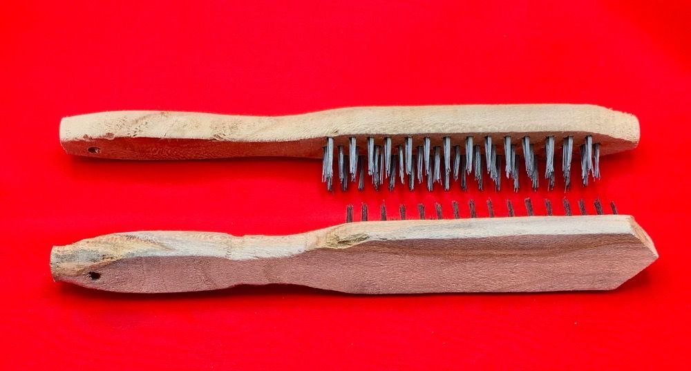فرچه سیمی دسته چوبی شماره تماس 0