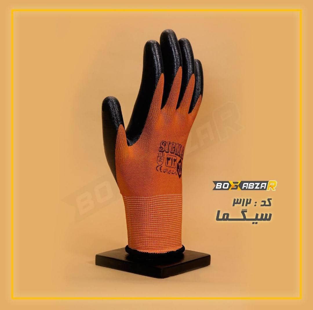 دستکش کف مواد سیگما کد 312بافت: 1