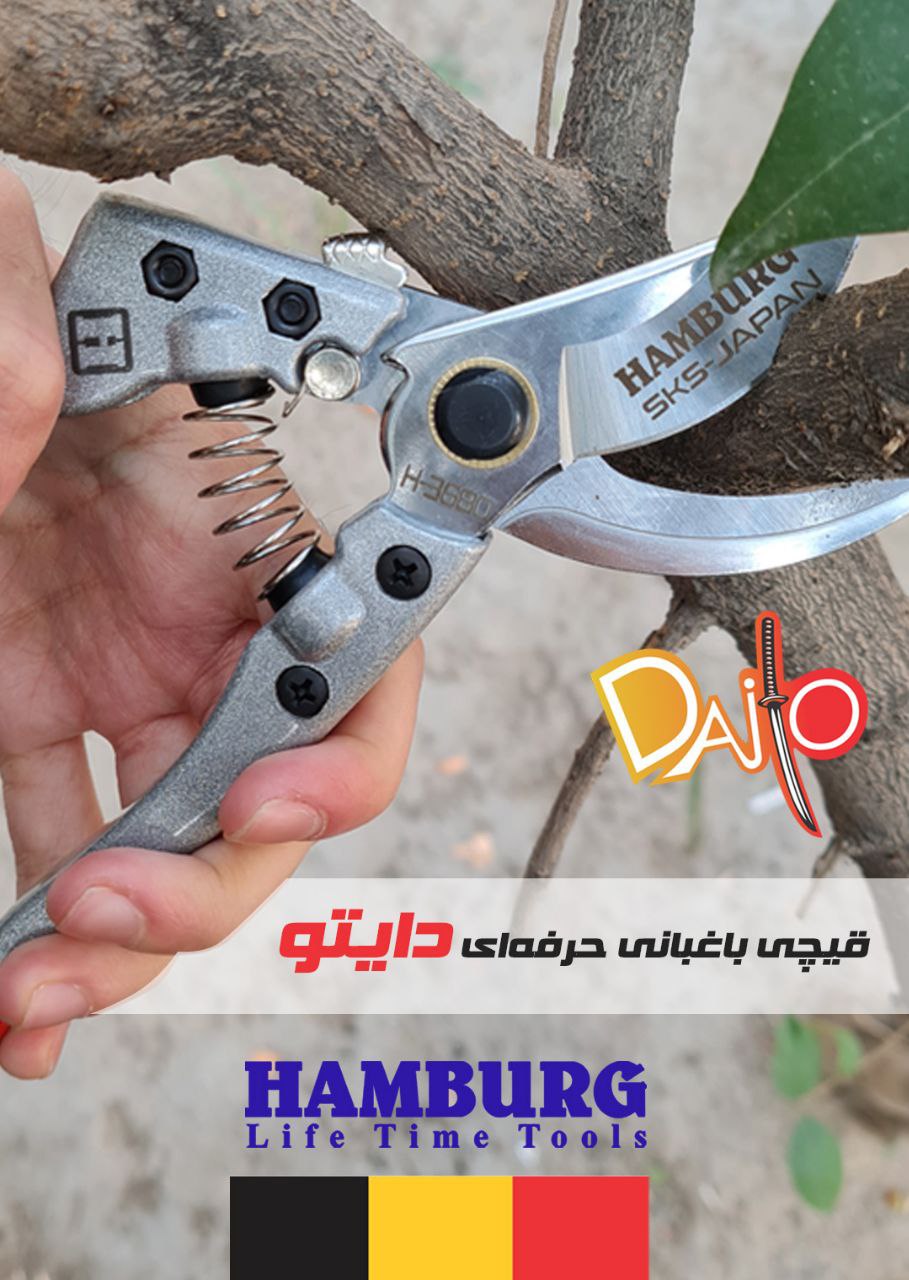 ? قیچی باغبانی حرفه‌ای مدل دایتو 