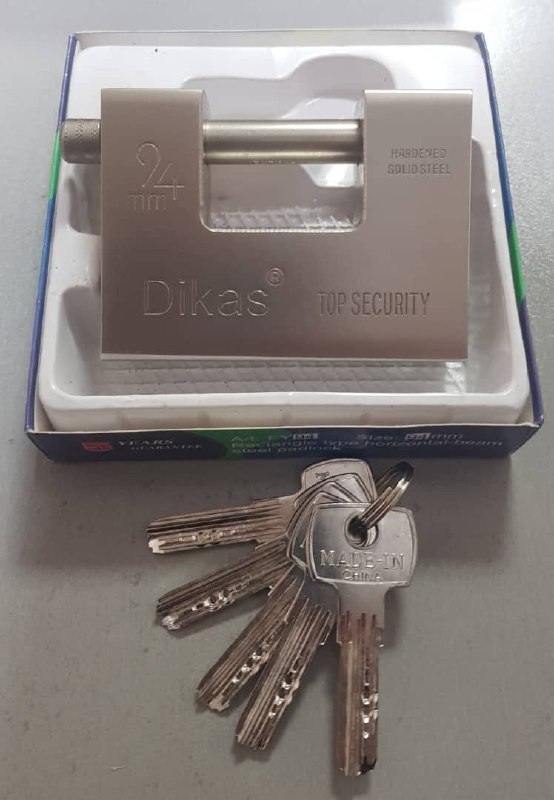 ️قفل کتابی ۹۴فولادی Dikas️وزن۱۱۰۰گ