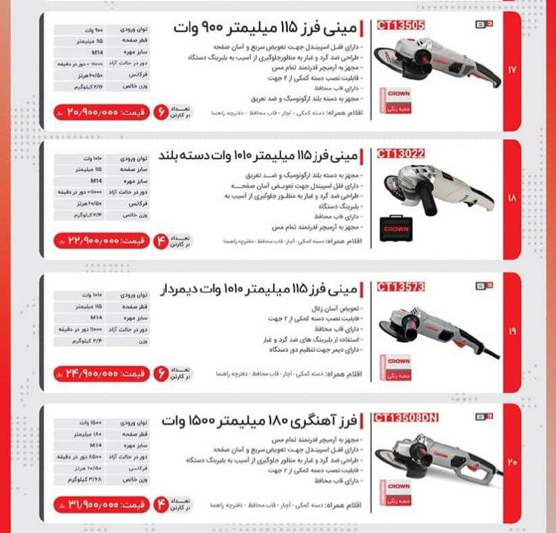 مینی فرز ۹۰۰وات کرون مینی فرز۱۰۱۰ 
