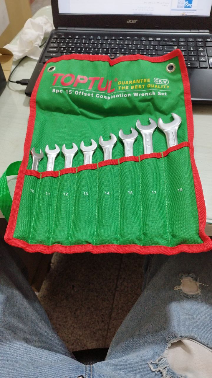 آچار یکسر تخت یکسر رینگ تاپتول فرو