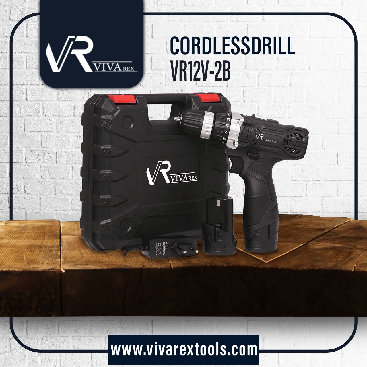  دریل شارژی ویوارکسVR12V-2BVIVA