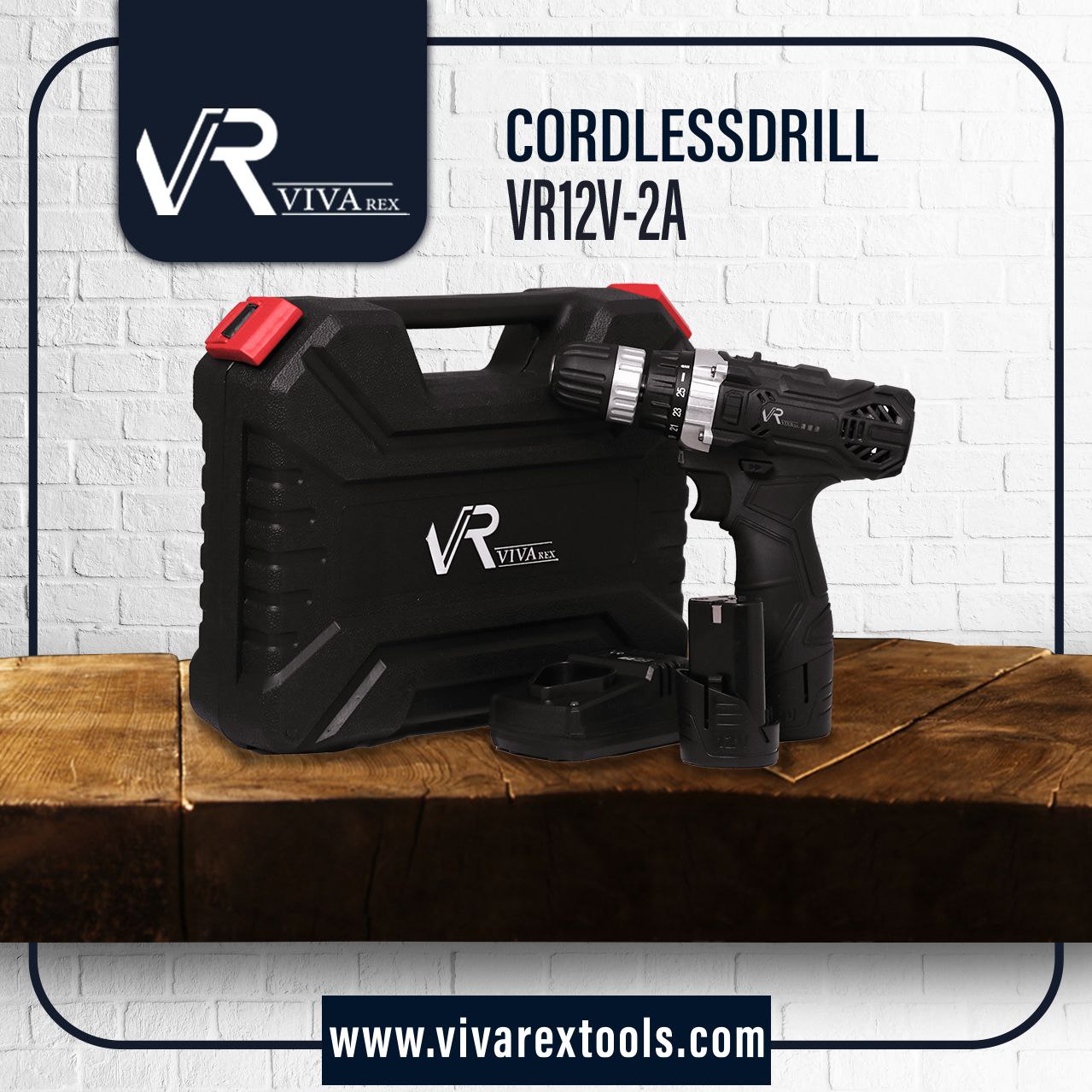  دریل شارژی ویوارکسVR12V-2AVIVA