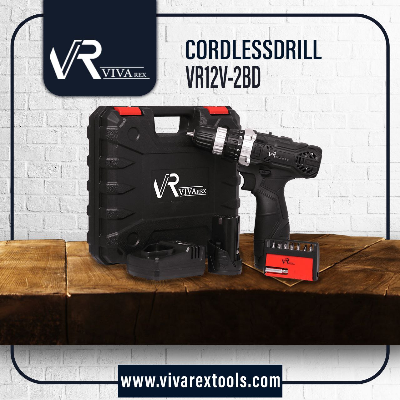  دریل شارژی ویوارکسVR12V-2BDVIV