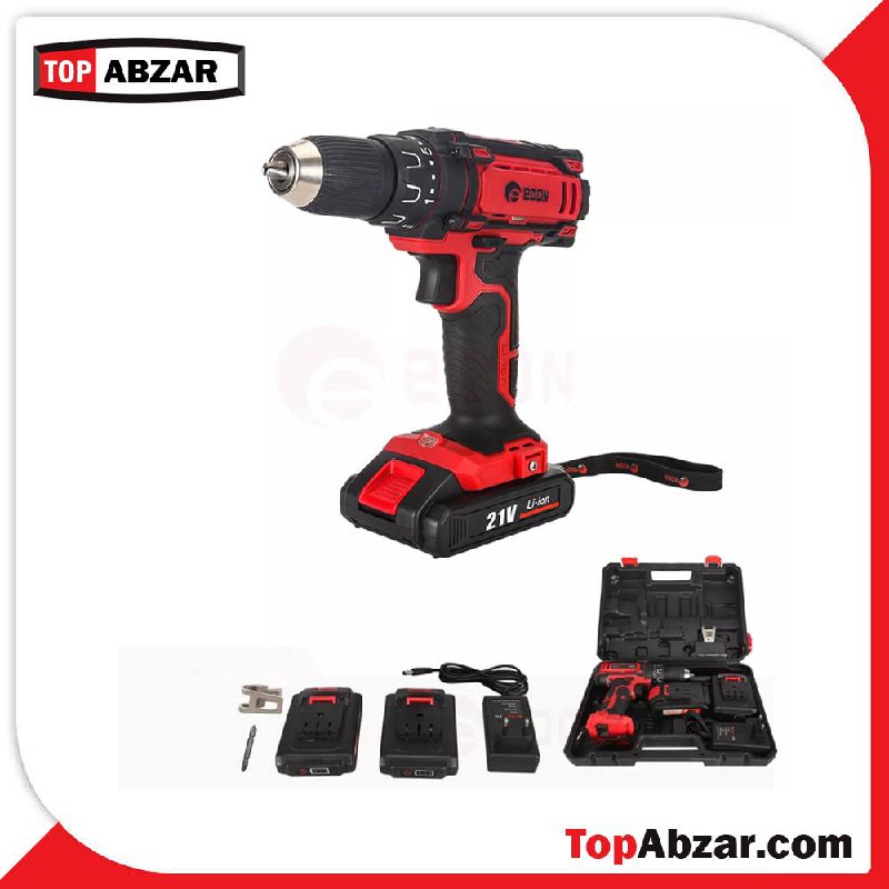 ️ دریل شارژی 21 ولت ادون مدل AD-21C