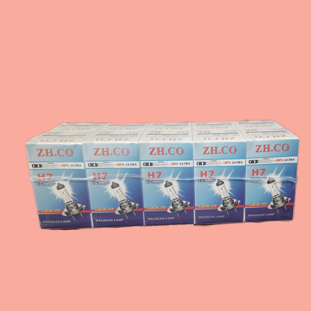 لامپ H7مارک ZHCo12 ولت/ ۵۵ وات